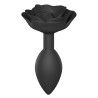 Love to Love Plug anal bijou Open Roses L 9 x 3.8cm Noir